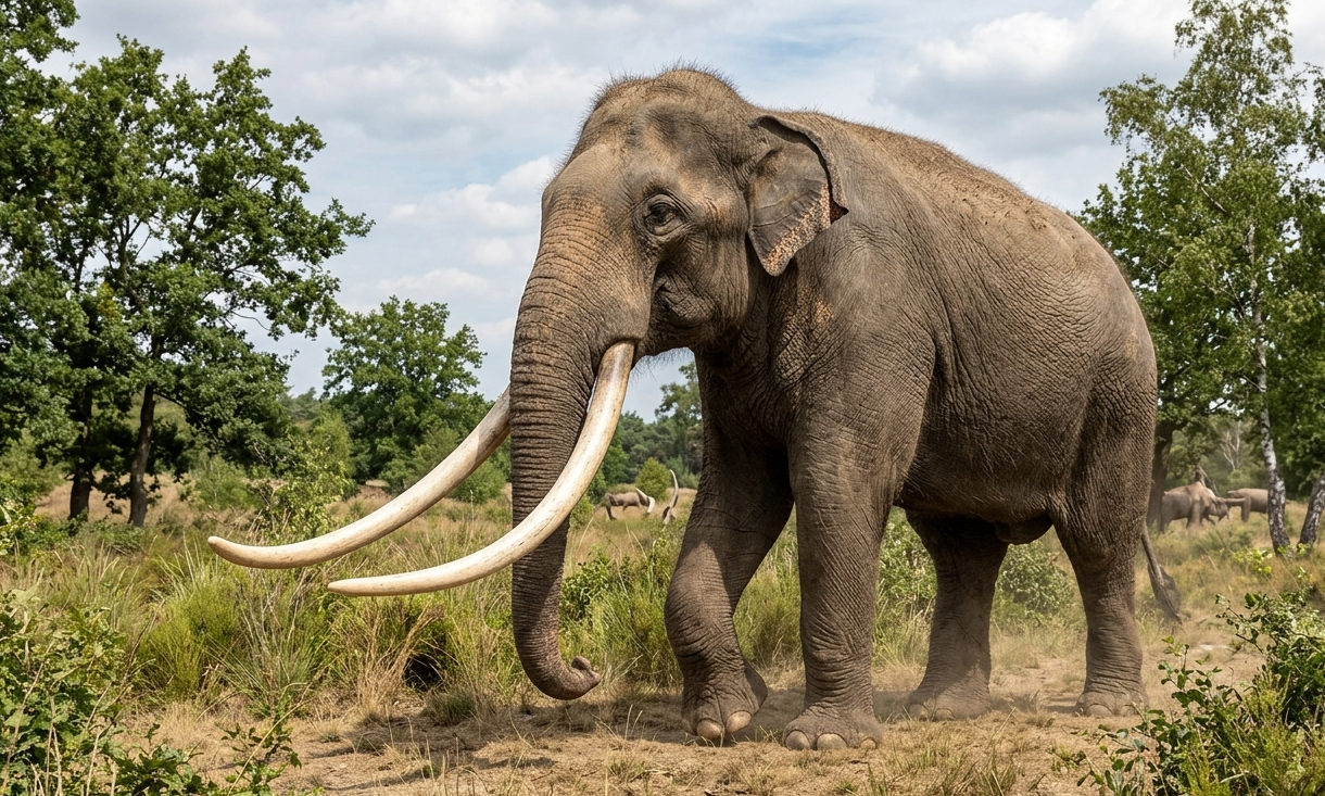 'Elefante dalle Zanne Dritte (Elephas antiquus)