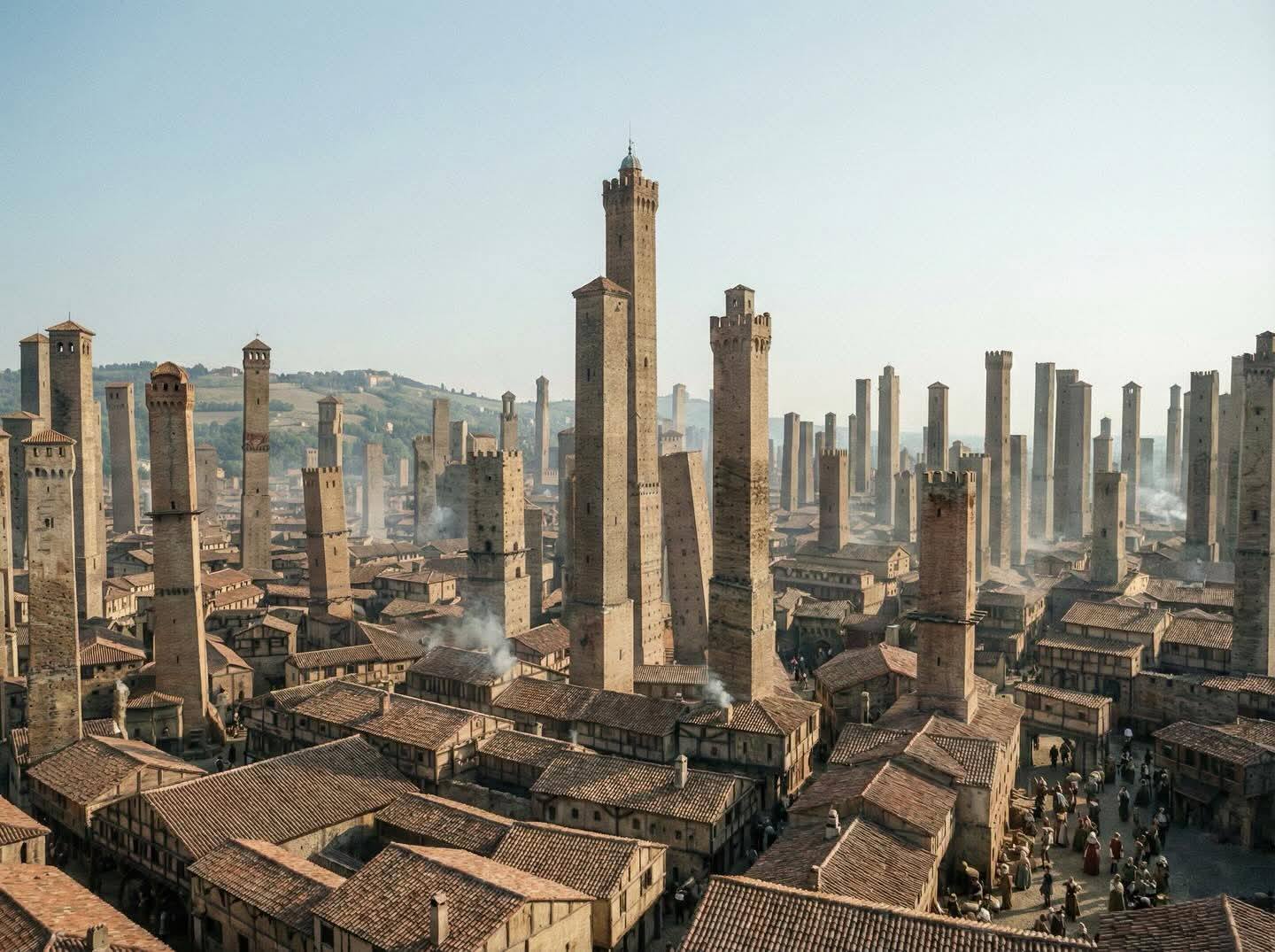 Ricostruzione della Bologna medioevale
